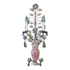 Custom Hand Made Quartz Wall Light
