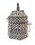 This vintage Kuba basket from the Democratic Republic of the Congo is handcrafted from raffia palm fibers and adorned with...