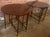 Early 20th Century Early 20th Century Pair Petite Diminutive Mahogany Spider Leg Pad Foot Round Gateleg Tables For Sale - Image 5 of 12