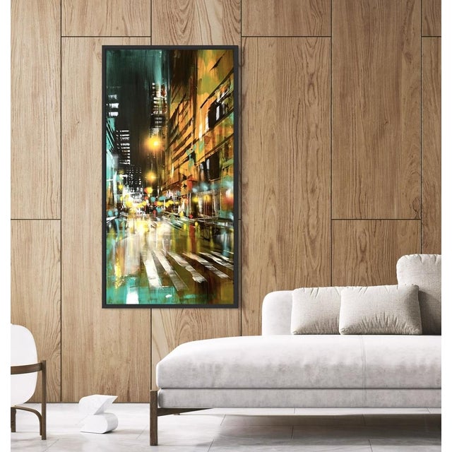 Early 21st Century Bianca Prettau, Kyoto Teal, 2026, Cotton, Acrylic and Canvas For Sale - Image 5 of 10