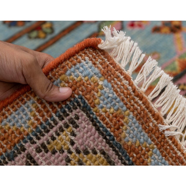 10x14Ft. Brunt Orange Persian Hand Knotted Wool Rugs For Sale - Image 16 of 18