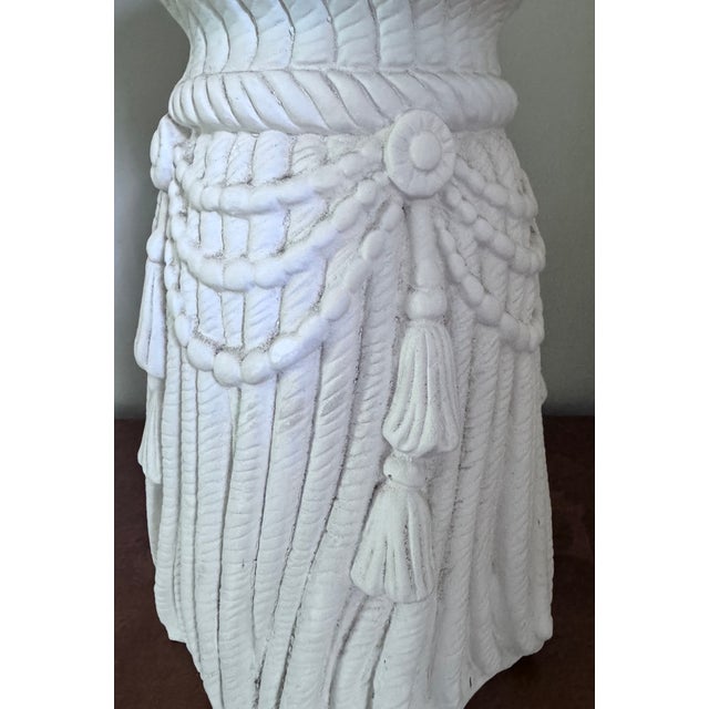 Mid 20th Century Plaster Tassel Side Table in the Style of Dorothy Draper For Sale - Image 11 of 13