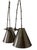 2010s Thomas O'Brien for Visual Comfort Signature Goodman Small Hanging Lights in Antique Nickel For Sale - Image 5 of 9