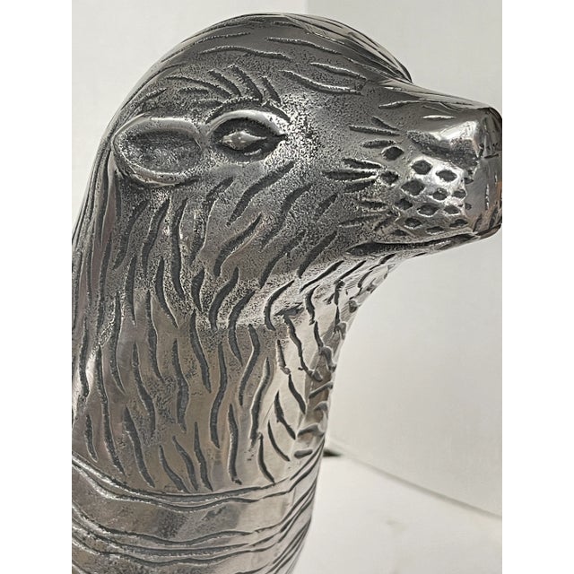 Large Seal Champagne Bottle Cooler. By Sigrid Olsen For Sale - Image 4 of 6