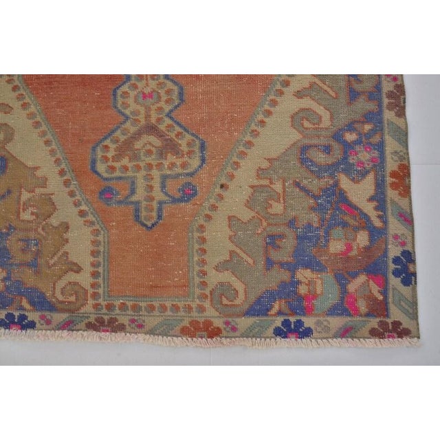 Textile Antique Wool Turkish Arae Rug For Sale - Image 7 of 10
