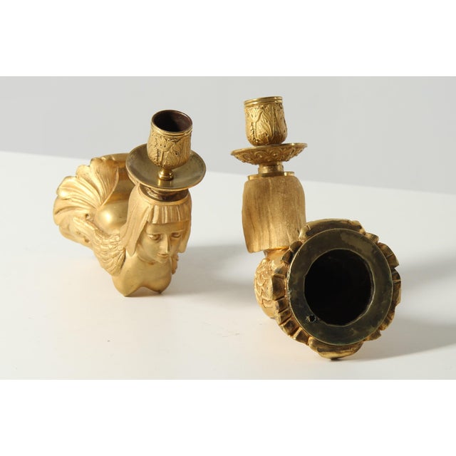 French Empire Ormolu Wall Sconces, 1820s, Set of 2 For Sale - Image 16 of 18