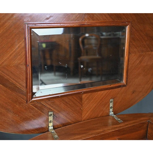 Small Transitional Mahogany Dressing Table, 1940 For Sale - Image 13 of 18