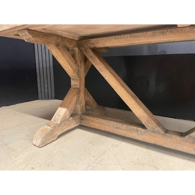 Vintage Farmhouse Dining Table in Pine, 1920 For Sale - Image 10 of 18