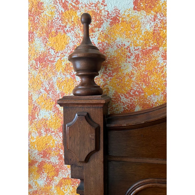 Late 19th Century Late 19th Century Renaissance Revival Double Bed For Sale - Image 5 of 9