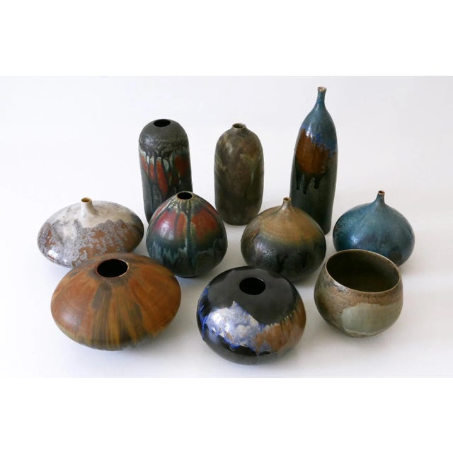 Vintage Studio Pottery Ceramic Vase by Ilse Ludwig-Korbel, 1980s For Sale - Image 13 of 15