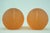 Orange Sandblasted Murano Glass Tennis Balls Paperweights from La Murrina, Italy, 1970s, Set of 2 For Sale - Image 11 of 18