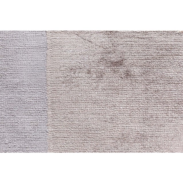 Modern Tibetan 'Lily Design II' Silk Rug by Doris Leslie Blau For Sale - Image 4 of 7