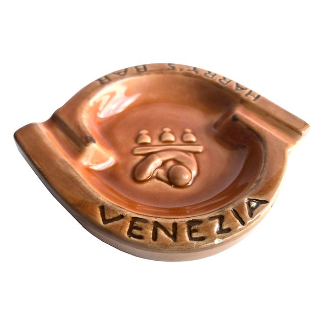 Vintage Harry's Bar Venezia Ceramic Ashtray For Sale - Image 13 of 16
