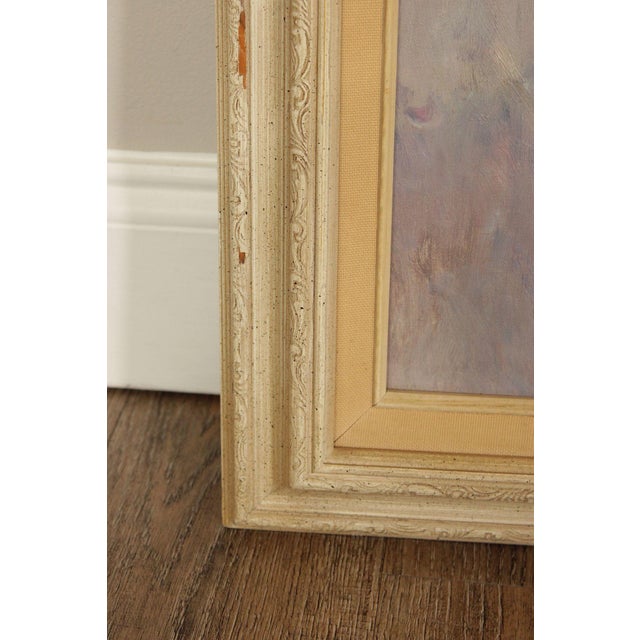 Rino Viana Framed Oil Painting Seated Ballerina Figure Study For Sale - Image 10 of 18
