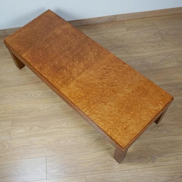 Art Deco Lacewood and Maple Coffee Table, 1930s For Sale - Image 4 of 6
