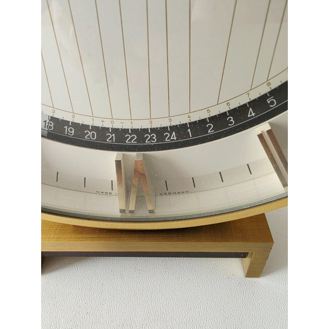 World Time Mantel Clock by Heinrich Möller for Kienzle, Germany, 1950s For Sale - Image 9 of 17