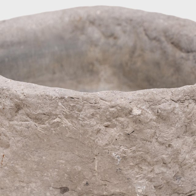 Chinese Horseshoe Stone Basin, C. 1850 For Sale - Image 4 of 4