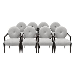 Set of 8 Vintage Dining Chairs in the Manner of Donghia "Casper" For Sale