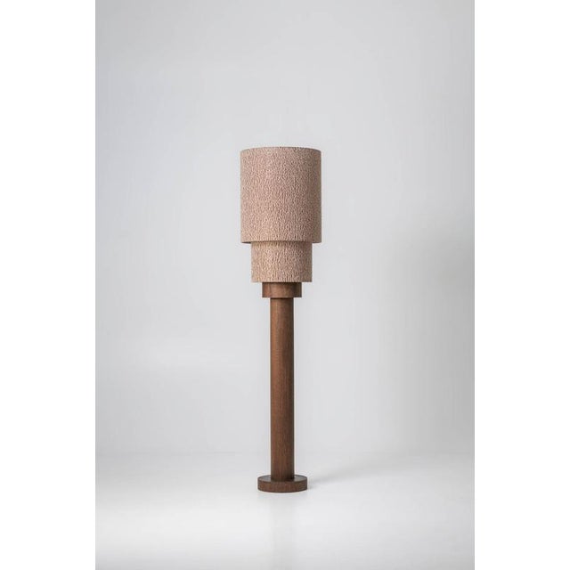 Clara sl170 smoked mahogany floor lamp by jeroen de ruddere dimensions: d 40 x h 170 cm materials: smoked mahogany, clara...