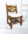 Vintage Brutalist Belgian Oak Dining Chairs, 1970s, Set of 6 For Sale - Image 6 of 10