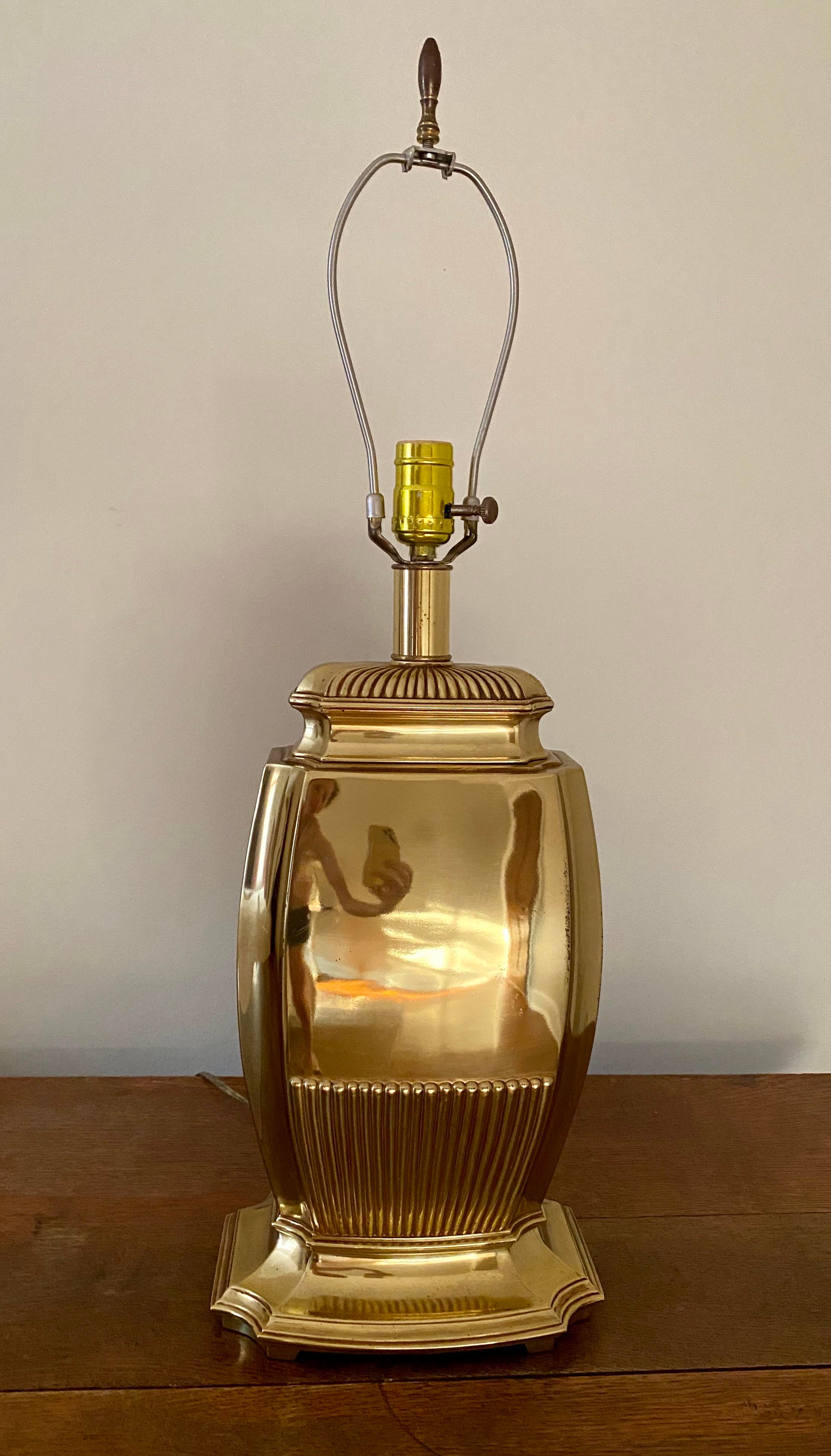 old brass table lamps