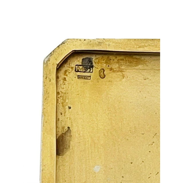 1920s Swiss Silver Card Case by A.D.A.R., 1920s For Sale - Image 5 of 9