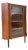 Danish Modern Teak Corner Glass Curio Cabinet or Bar For Sale