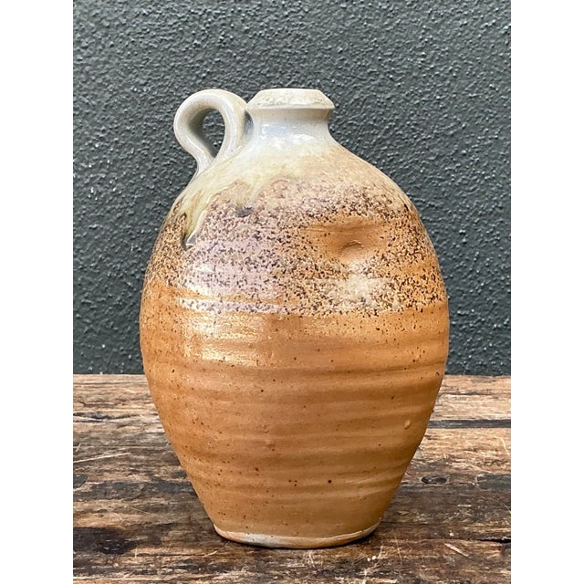 Vintage Handcrafted Pottery Vessel For Sale - Image 11 of 12