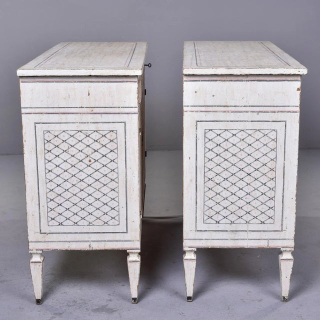 Found in Italy, this pair of cabinets from the Bologna region date from approximately the 1840s. Each cabinet has a rustic...