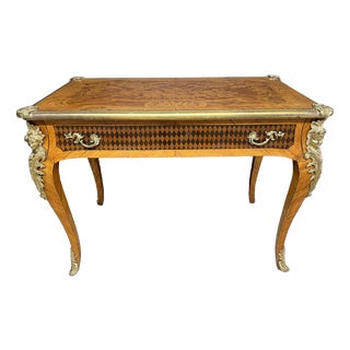 Antique French Marquetry Desk, 1900 For Sale