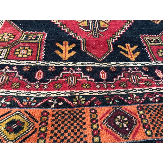 1960s Vintage Turkish Vintage Rug - 4′2″ × 7′10″ For Sale - Image 9 of 11