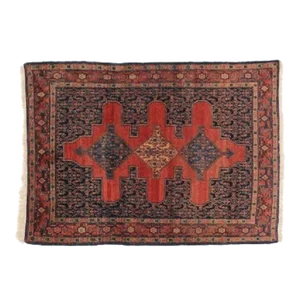 1970's Persian Senneh Rug , 5'3" X 3'10"