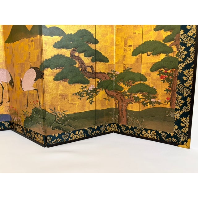 Japanese Vintage Japanese Miniature Table Screen For Sale - Image 3 of 10
