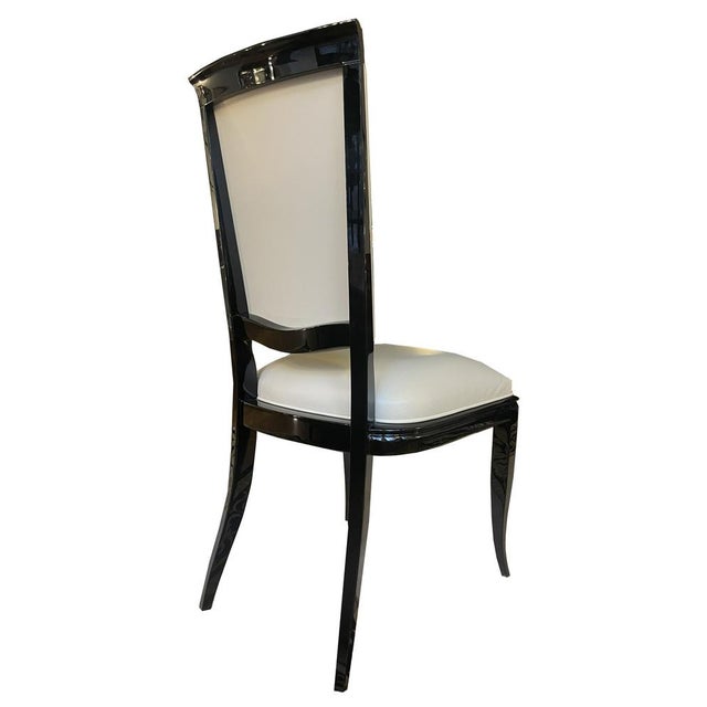 1930s Art Deco Dining Table Chairs, France, 1930s, Set of 6 For Sale - Image 5 of 12