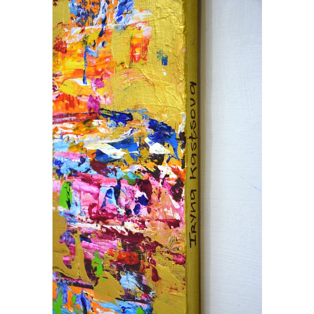 Contemporary Expression With Gold 36.Modern Original Painting. Iryna Kastsova For Sale - Image 3 of 13