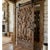 1920s Antique Indian Hand-Carved Krishna Solid Wood Barn Door | Architectural Wall Panel 72x36 For Sale - Image 5 of 8