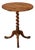 19th Century English Oak Round Barley Twist Table For Sale