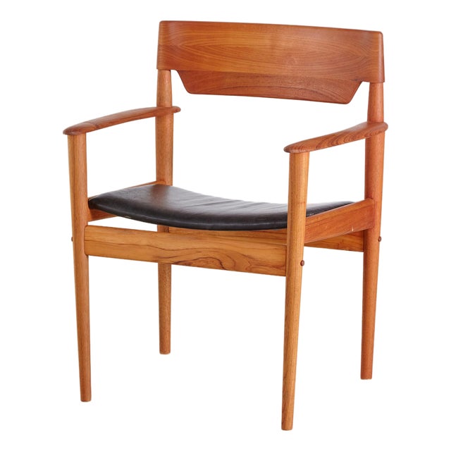 Teak PJ4-2 Armchair by Grete Jalk for P. Jeppesen, 1960s For Sale
