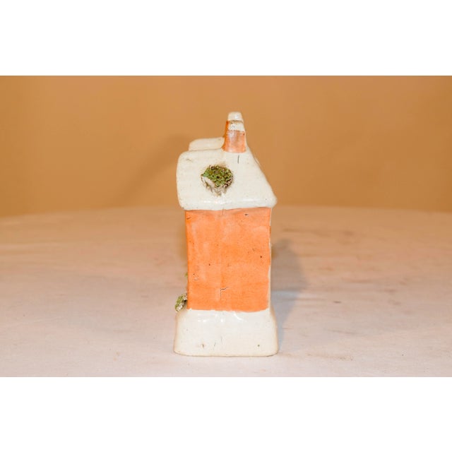 Ceramic 19th C Staffordshire Cottage Bank For Sale - Image 7 of 9