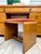 Brown 1940s John Stuart Blonde Wood 3-Piece Vanity, Mirror & Bentwood Stool For Sale - Image 8 of 18