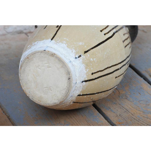 Gold Mid-Century Vase in Ceramic, Czech, 1950s For Sale - Image 8 of 10