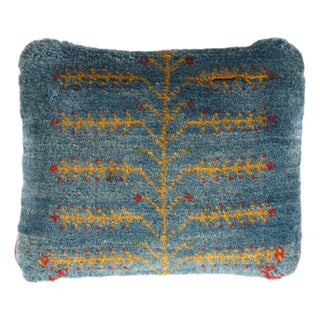 Pasargad DC Fine Hand Knotted Persian Gabbeh Pillow For Sale