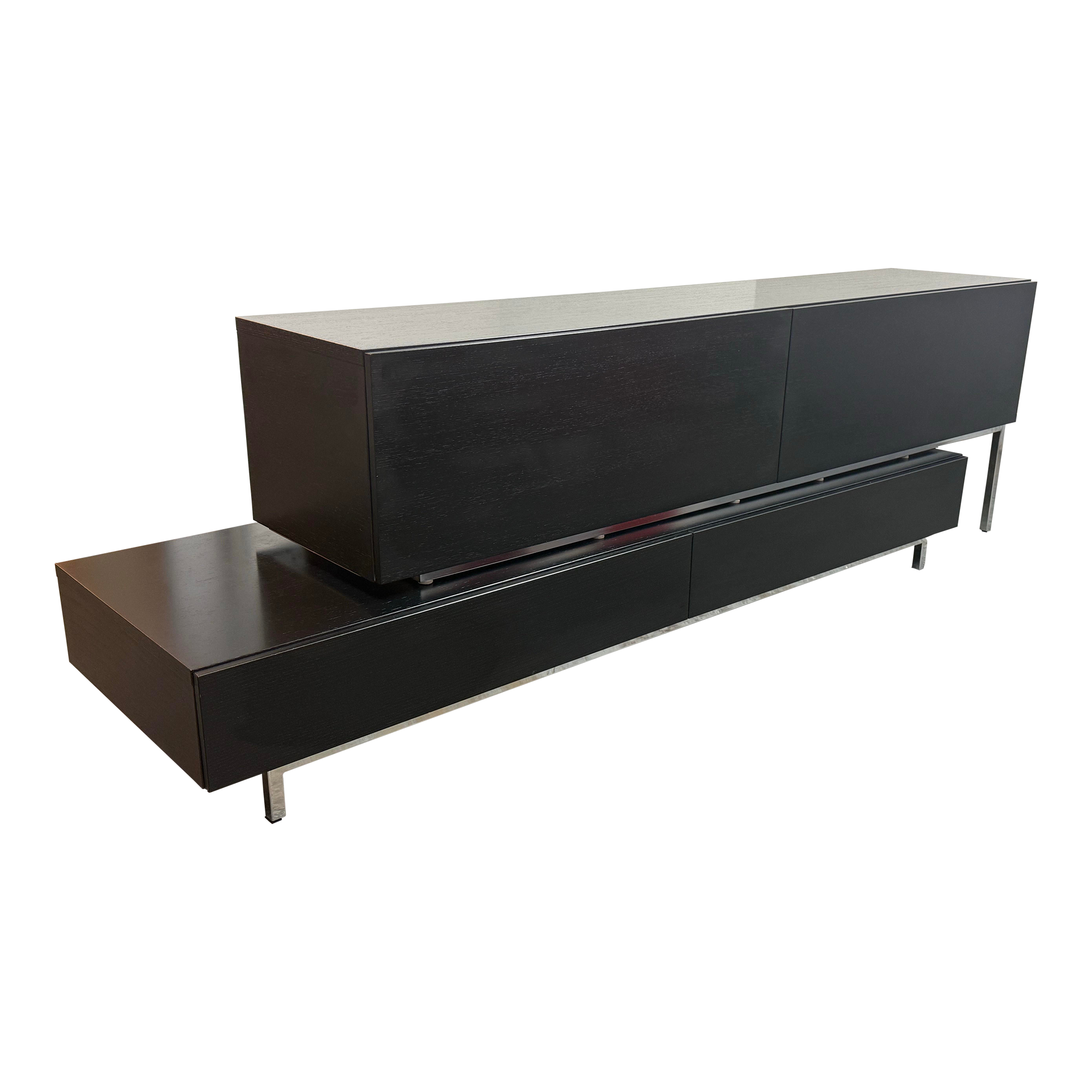 その他 BoConcept / Volani BoConcept Volani Two Piece Media Console + Wall Mounts | Chairish