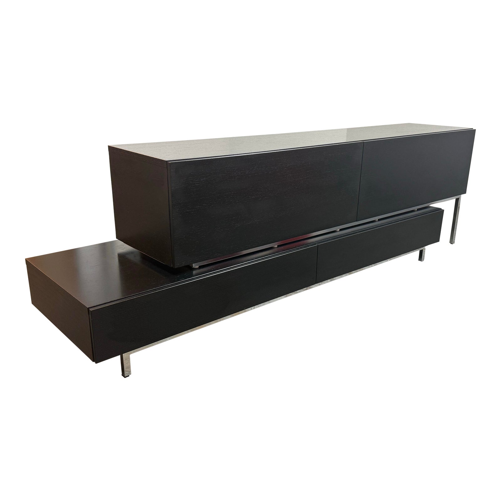 その他 BoConcept / Volani BoConcept Volani Two Piece Media Console + Wall Mounts | Chairish