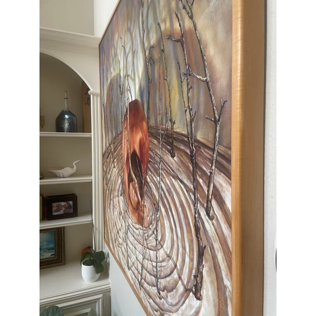 Large Signed Original Oil Painting by Jack Thursby | Statement Wall Art | Unique Fine Art for Home or Office For Sale - Image 12 of 16