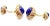 Tiffany and Co. Late 20th Century Tiffany & Co. Jean Schlumberger Lapis Lazuli Yellow Gold Cufflinks, Pair For Sale - Image 4 of 8