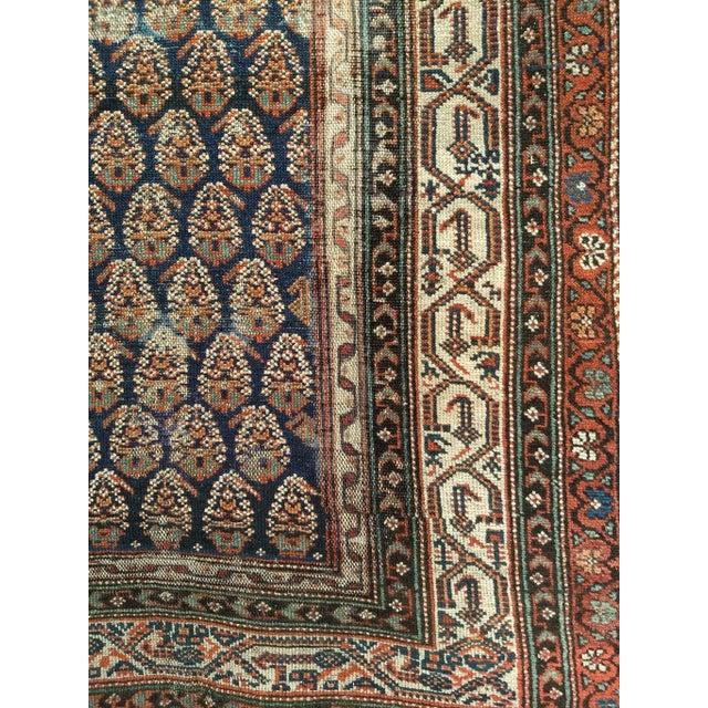 Persian Antique Persian Malayer Rug With Allover Paisley, Early 20th Century For Sale - Image 3 of 5