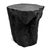Solid lychee wood stump stool or side table. Attractive modern black finish subtly highlighting the natural wood grain....