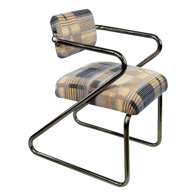 Bauhaus Chrome Armchair by G. Rohde for Mauser, 1930s For Sale
