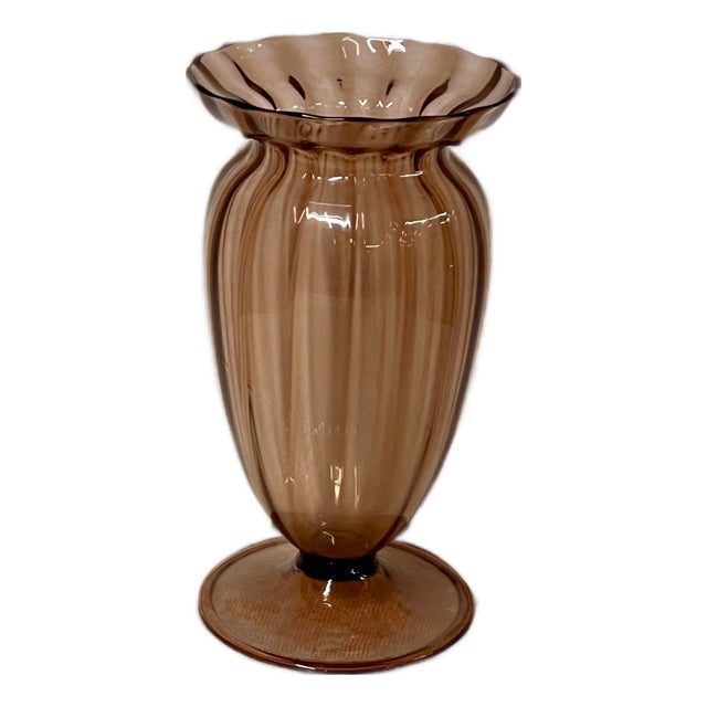 Vittorio Zecchin Murano Glass Vase For Sale